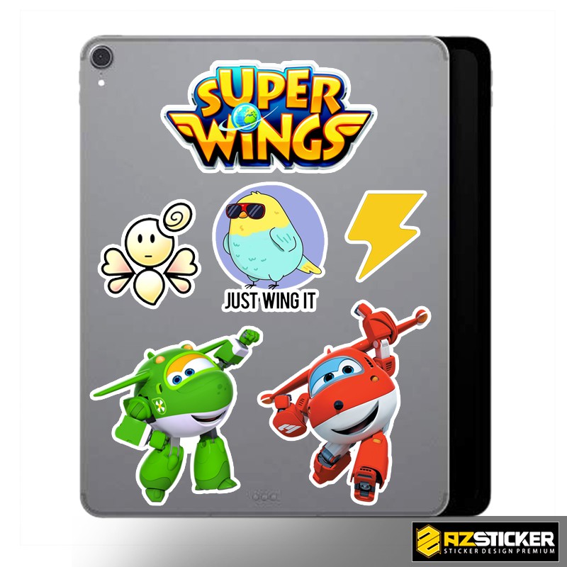 Set Miếng Dán Sticker Superwing | Dán Nón Bảo Hiêm, Điện Thoại, Laptop, Bình Nước..Chống Nước, Chống Bay Màu