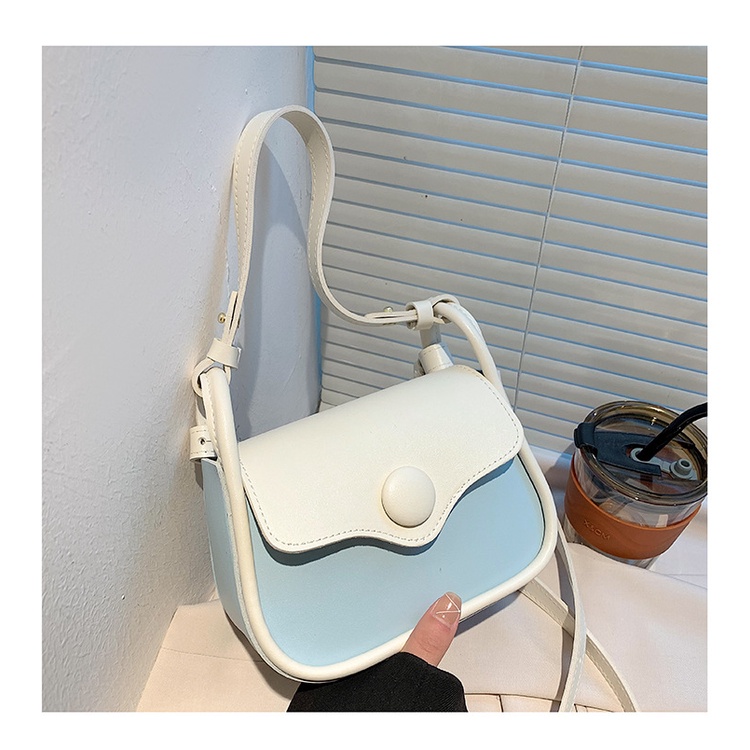 Túi đeo dưới cánh tay Hình Vuông Cỡ Nhỏ Thiết Kế Đơn Giản Phối Màu Phong Cách retro Thời Trang Cho Nữ