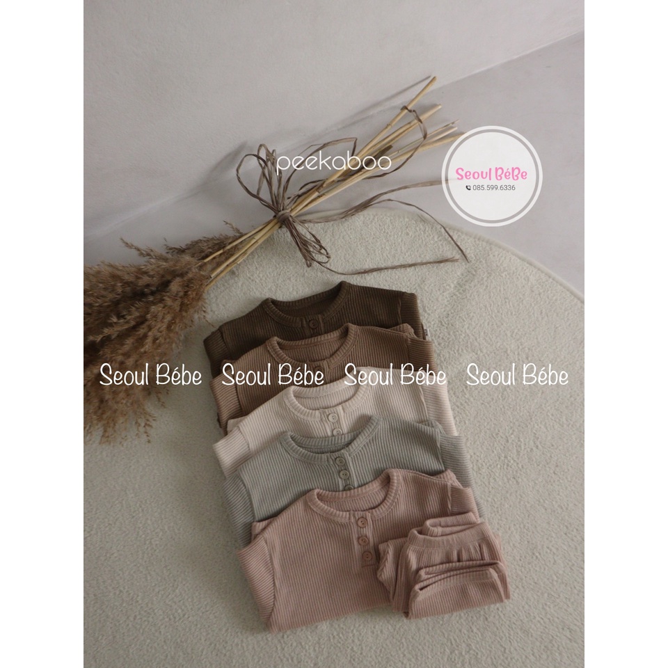 Bộ rời gân DDASUMI cho bé 10-22kg hãng Peekaboo thu đông 2022