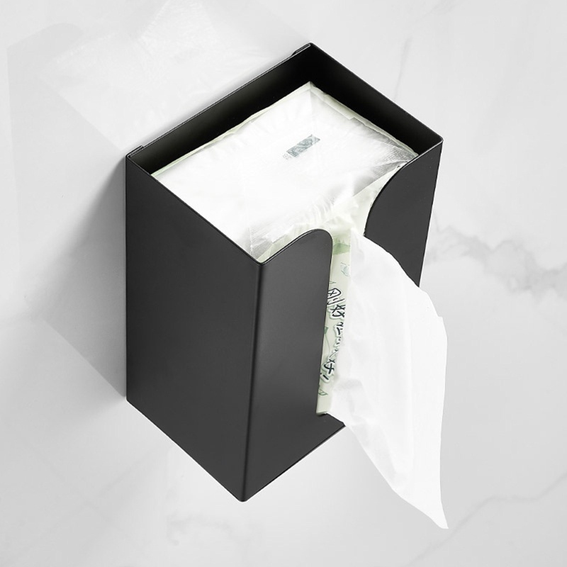 QQ Giá Đỡ Khăn Giấy Bằng Nhôm Gắn Tường Tiện Dụng Cho Phòng Tắm / Nhà Bếp