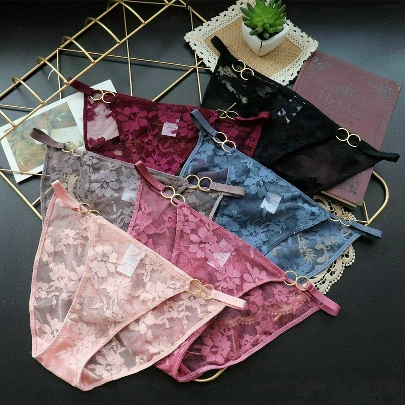 Quần lót sexy, chất liệu ren vân nổi cao cấp, phối dây hông quyến rũ | BigBuy360 - bigbuy360.vn
