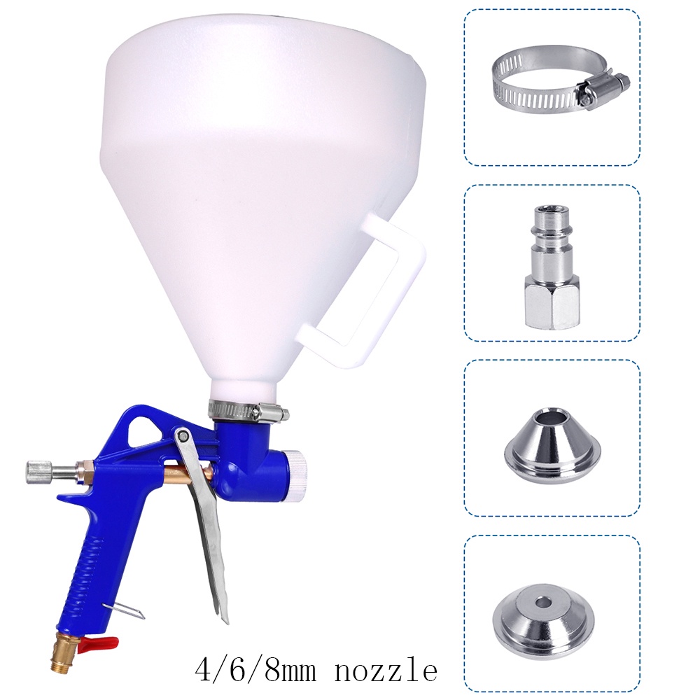 Súng Phun Sơn Tường Khô Kèm 3 Vòi Phun