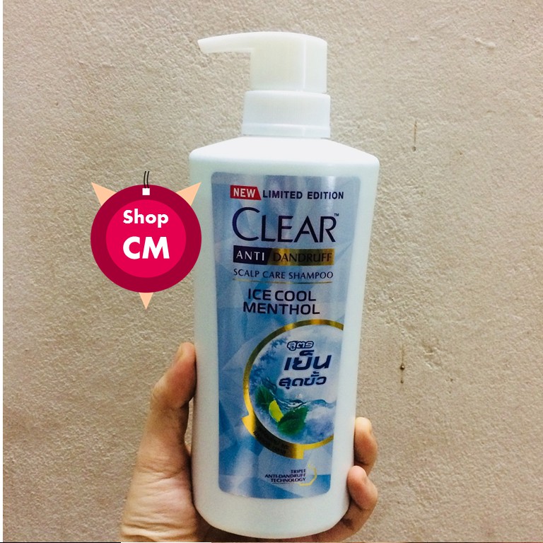 Dầu Gội Clear Bạc Hà Thái Lan