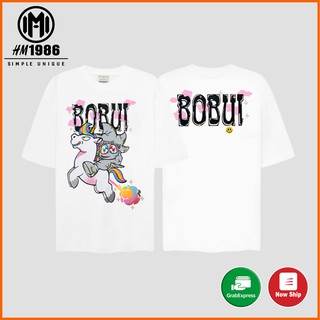 Áo thun tay lỡ Unisex aossi , áo phong form rộng , BoBui 101