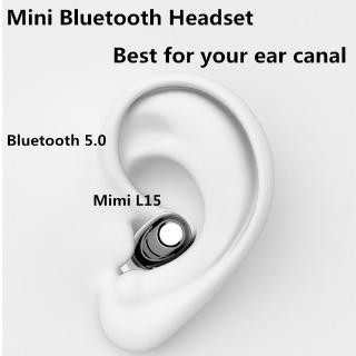 Tai Nghe Nhét Tai Không Dây Bluetooth 5.0 L16 Mini Có Mic Rảnh Tay Cho Samsung Huawei Xiaomi Android