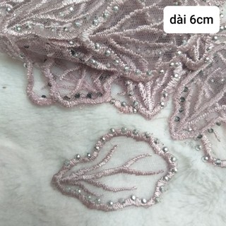 Lá thêu trang trí ,dài 6cm