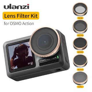 Ulanzi Osmo Action NĐ CPL Lens lọc cho ống kính máy ảnh Dji Osmo Action ND8 / ND16 / ND32 CPL lọc Set Kit Osmo Action Phụ kiện