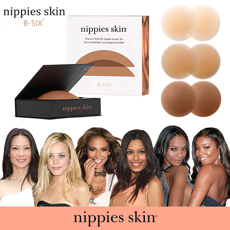 Miếng Dán Ngực Silicone Vô Hình Siêu Mỏng Không Để Lại Dấu Vết Cho Nữ