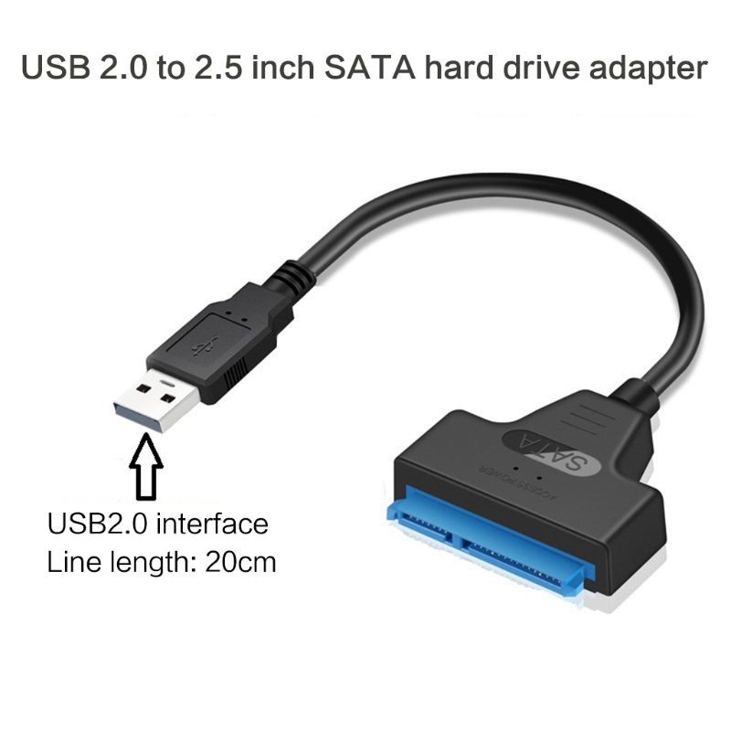 Cáp chuyển đổi ổ cứng USB 3.0/2.0/Type C sang SATA 2.5 Inch cho 2.5'' HDD/SSD