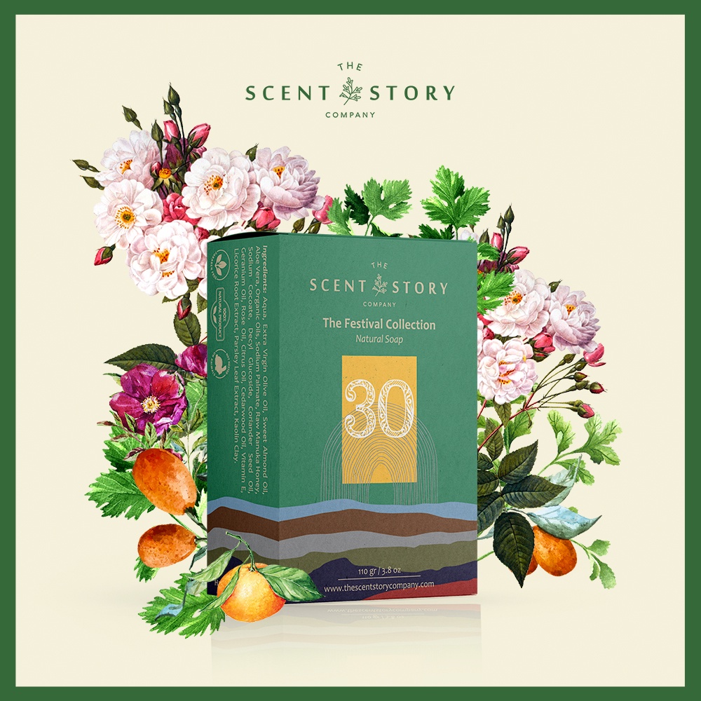 Xà phòng rửa mặt handmade organic The Scent Story Company 100% Natural
