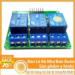 Module Relay 5V 3 Kênh 10A Cách Ly Quang - NTHN