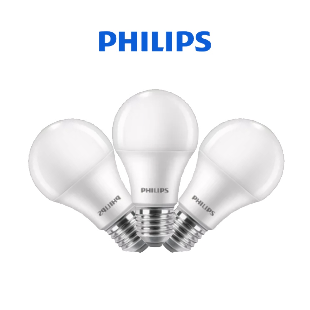 Bộ 03 bóng Philips LED bulb Essential E27 11W ánh sáng trắng 6500K