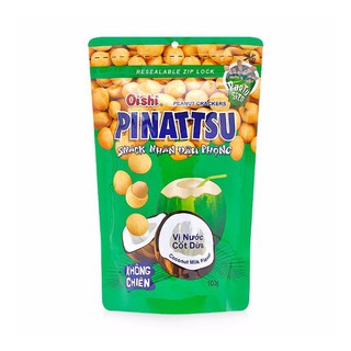 (combo 2 gói) Đậu phộng Oishi chính hãng bimbim snack Pinattsu gói 95g đủ vị | TTOstores