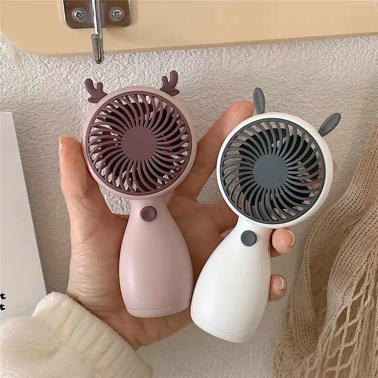 Quạt Nhỏ Cầm Tay USB Quạt Nhỏ Hoạt Hình Cầm Tay Gió Lớn Không Ồn Sạc Điện Mini Cho Ký Túc Xá Sinh Viên,Rare Department