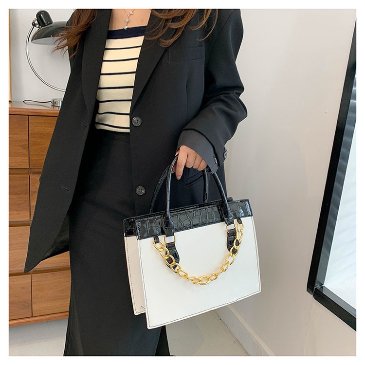 Túi Xách JASMIN NOIR Da PU Phối Dây Xích Thời Trang Dành Cho Nữ