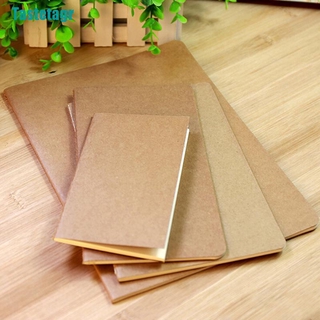 【Tastetagr】Kraft paper notebook blank notepad book vintage journal notebooks