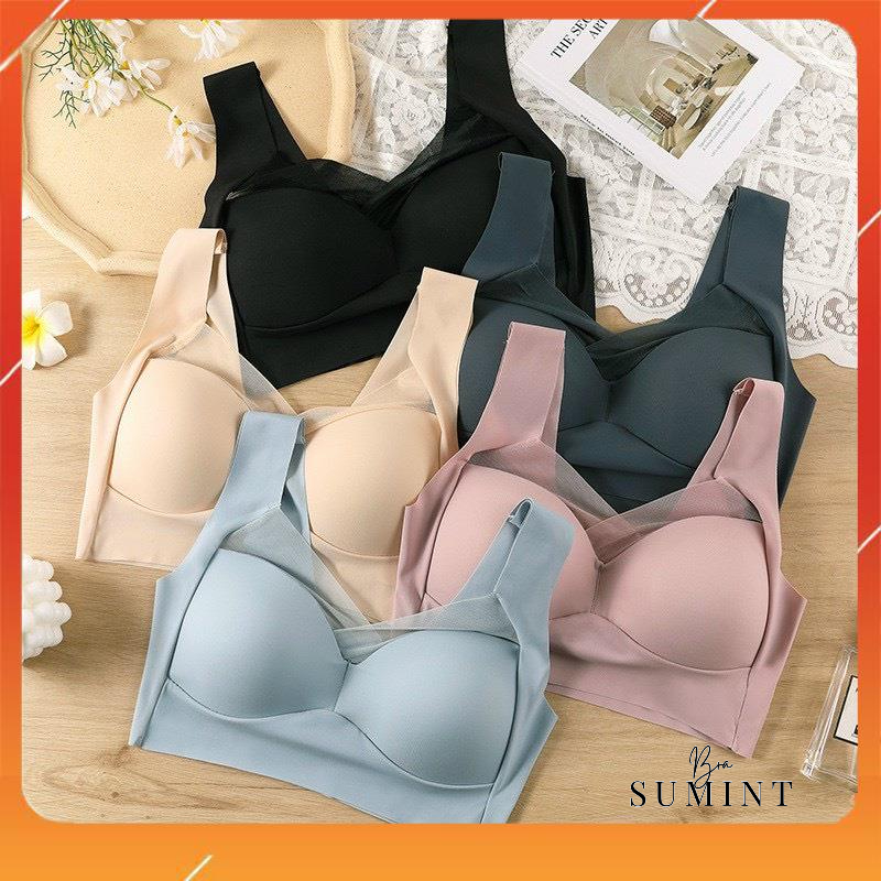 Áo bra su đúc không gọng quai to bản kiểu dáng bra ôm gọn ngực đệm mút mỏng A6656