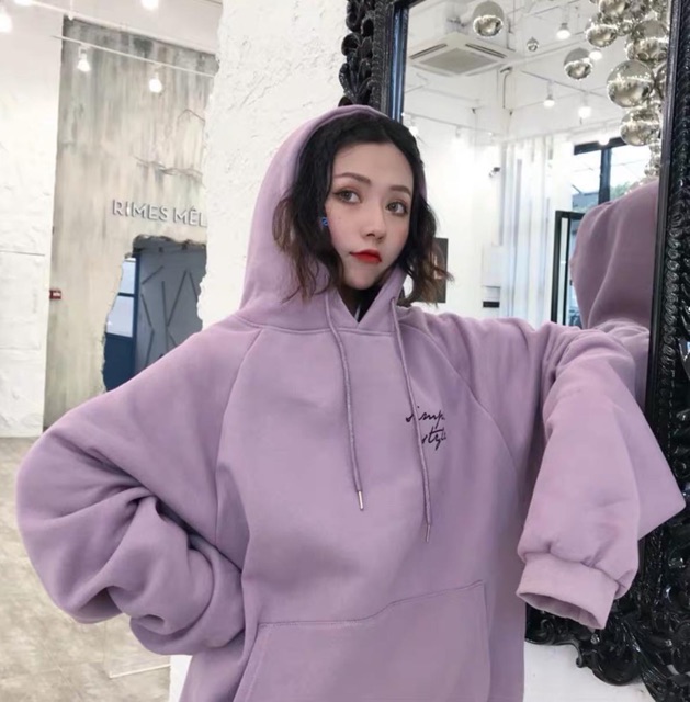 Áo Nỉ Lót Bông Có Mũ