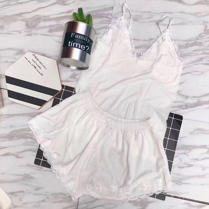 Đồ Ngủ Cao Cấp Mặc Nhà 2 Dây Vải Thun Borip Co Dãn Thấm Hút Mồ Hôi - DOMIN | BigBuy360 - bigbuy360.vn