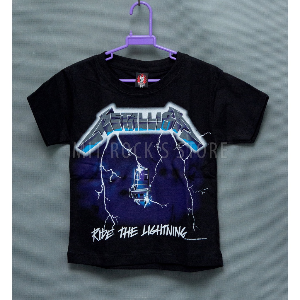 Áo Rock trẻ em Metallica - Size từ 2 tuổi đến 12 tuổi - Rock tshirt for kids - Áo Thái Lan cho bé trai bé gái