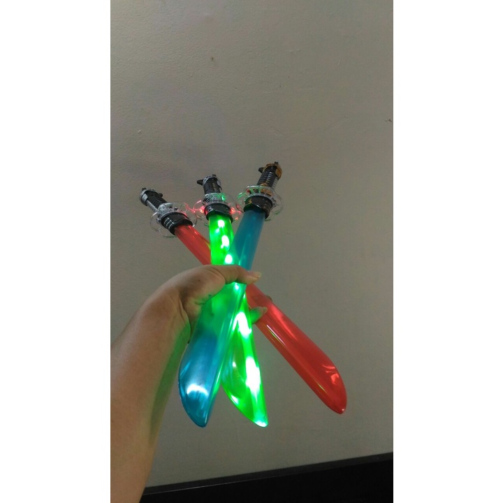 Kiếm Có Đèn - Kiếm nhật Katana phát sáng- dài 76cm đồ chơi giải trí hot trend tặng kèm 3 pin