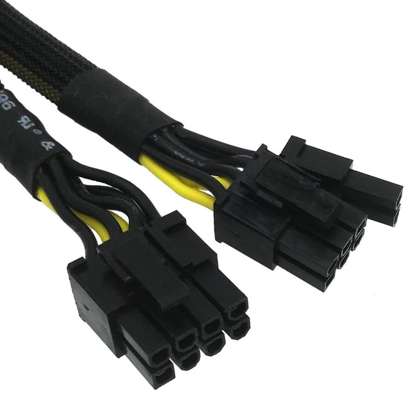 Cáp Chia Chuyển Đổi PCI-E Sang Hai Cổng 8 Pin 8 Pin (6+2) Male 18 AWG PCI-E GPU Miner