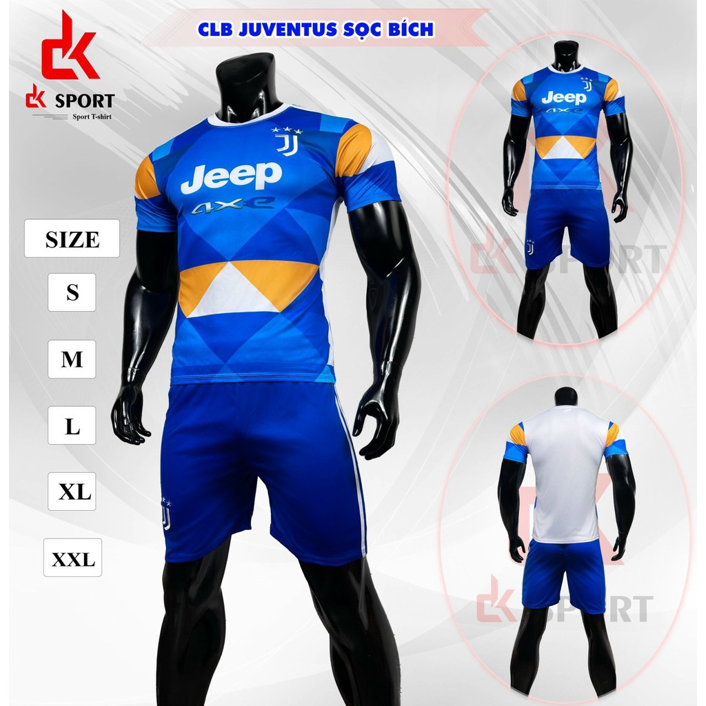 Quần áo Bóng Đá CLB JUVENTUST MÀU XANH