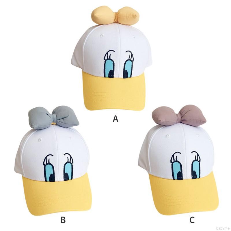 Nón lết chống nắng chất liệu cotton trang trí hoạt hình dễ thương cho bé