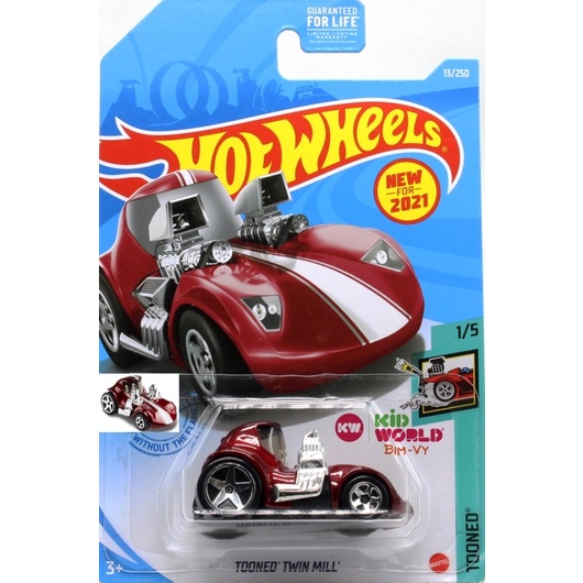 Xe mô hình Hot Wheels basic Tooned Twin Mill GTB69, 40K.