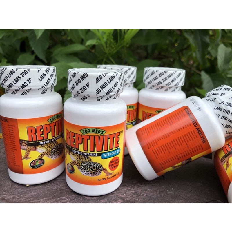 REPTIVITE WITH OUT D3 ZOOMED, VITAMIN KO D3 DÀNH CHO BÒ SÁT, TRĂN RẮN, THẰN LẰN DA BÁO.