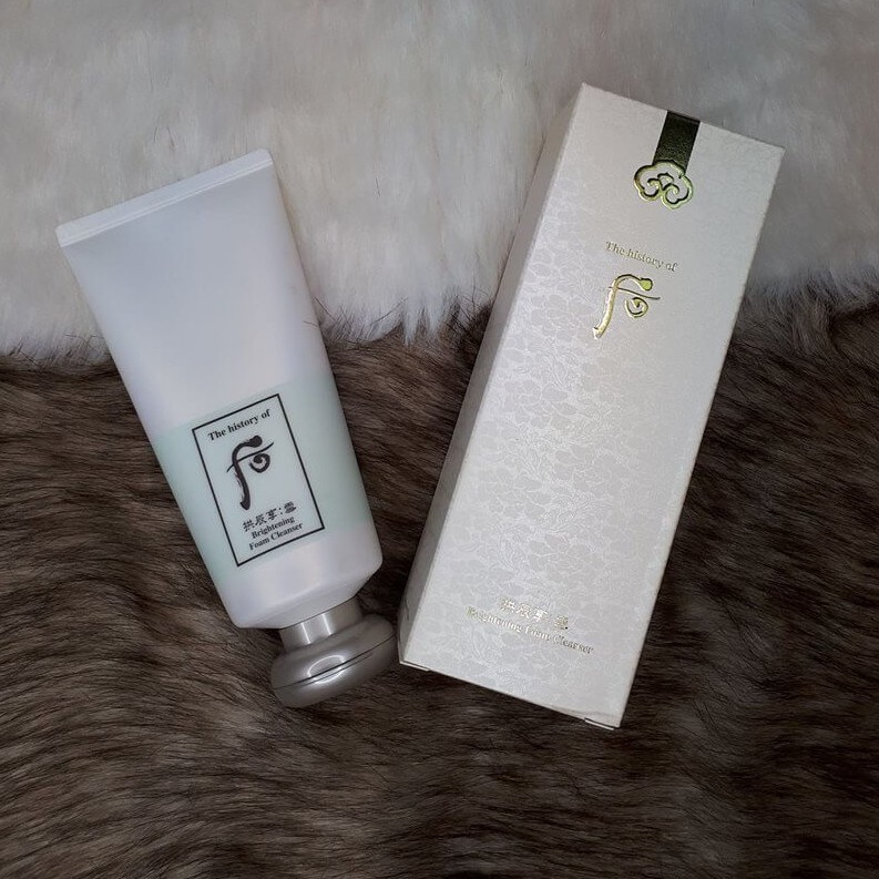 Tuýp sữa rửa mặt whoo trắng Brightening cleansing Foam 40ml- 𝑬𝑩𝑰𝑺𝑼 𝑪𝑶𝑺𝑴𝑬𝑻𝑰𝑪