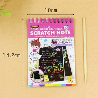 Sổ vẽ ma thuật - SCRATCH NOTE - Sổ cạo - Tranh cạo