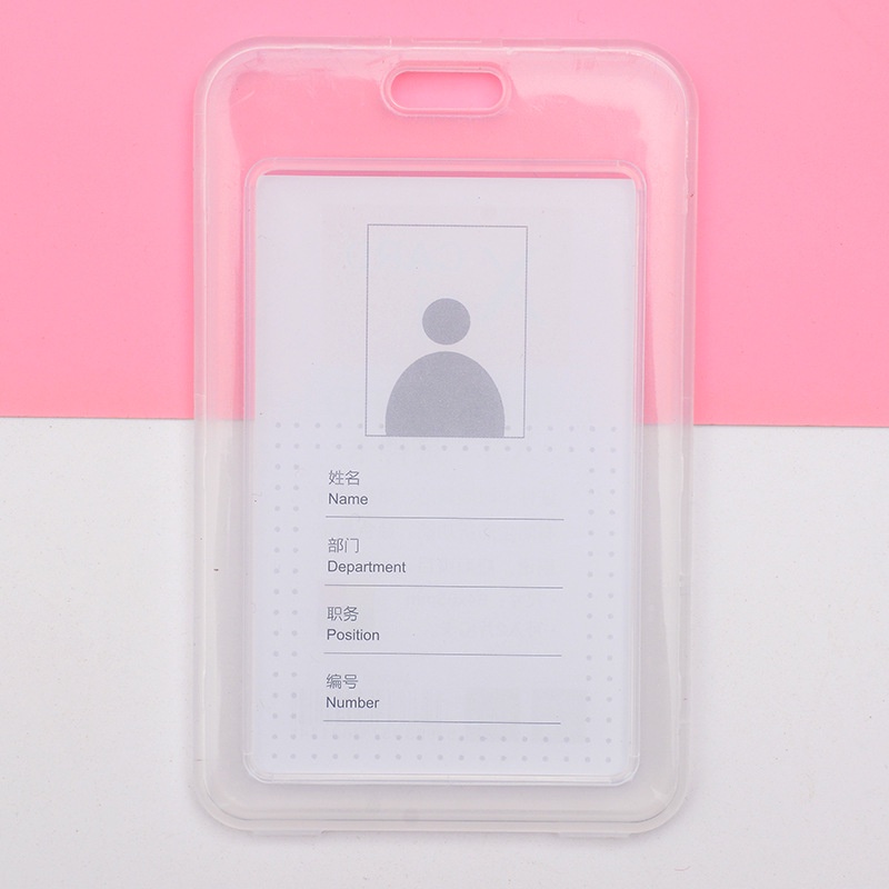 Thẻ Đeo Tên Nhân Viên, Học Sinh, Sinh Viên, Bao Thẻ Tên 6x9cm trong suốt nhựa cứng
