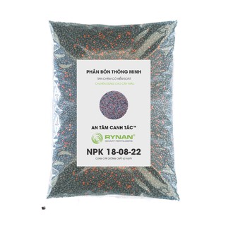 Phân Thông Minh Tan Chậm NPK 18-08-22 (Bao 5kg) Chuyên Dùng Cho Dưa Lưới