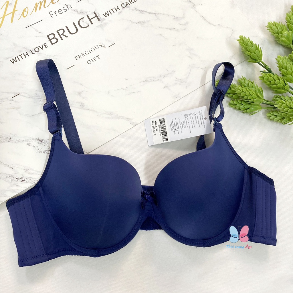 Áo ngực lovely trơn mút ép mỏng có gọng cài 3 - AL1251