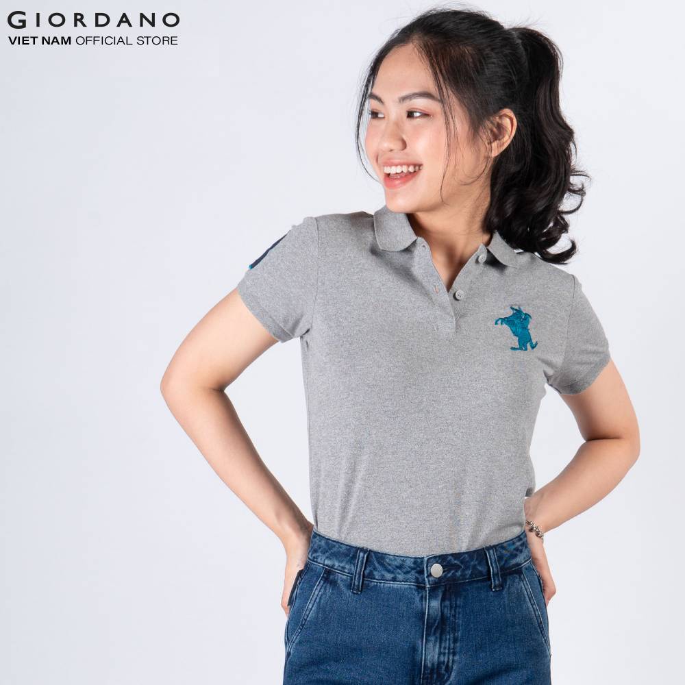 Áo thun có cổ nữ polo Giordano 05317210