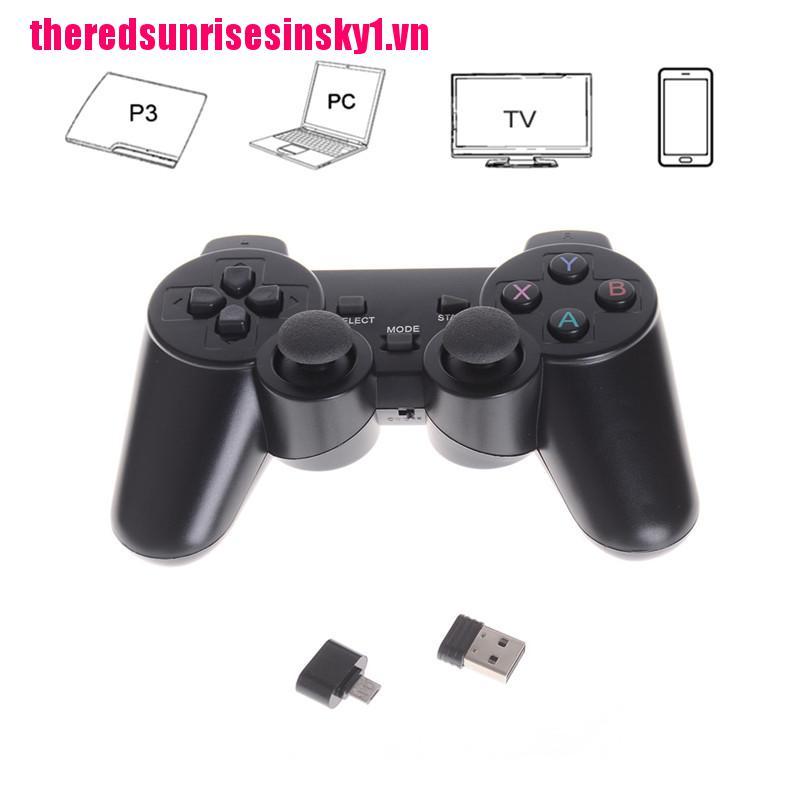 Tay cầm chơi game không dây 2.4ghz cho Ps3 Pc Tv Box