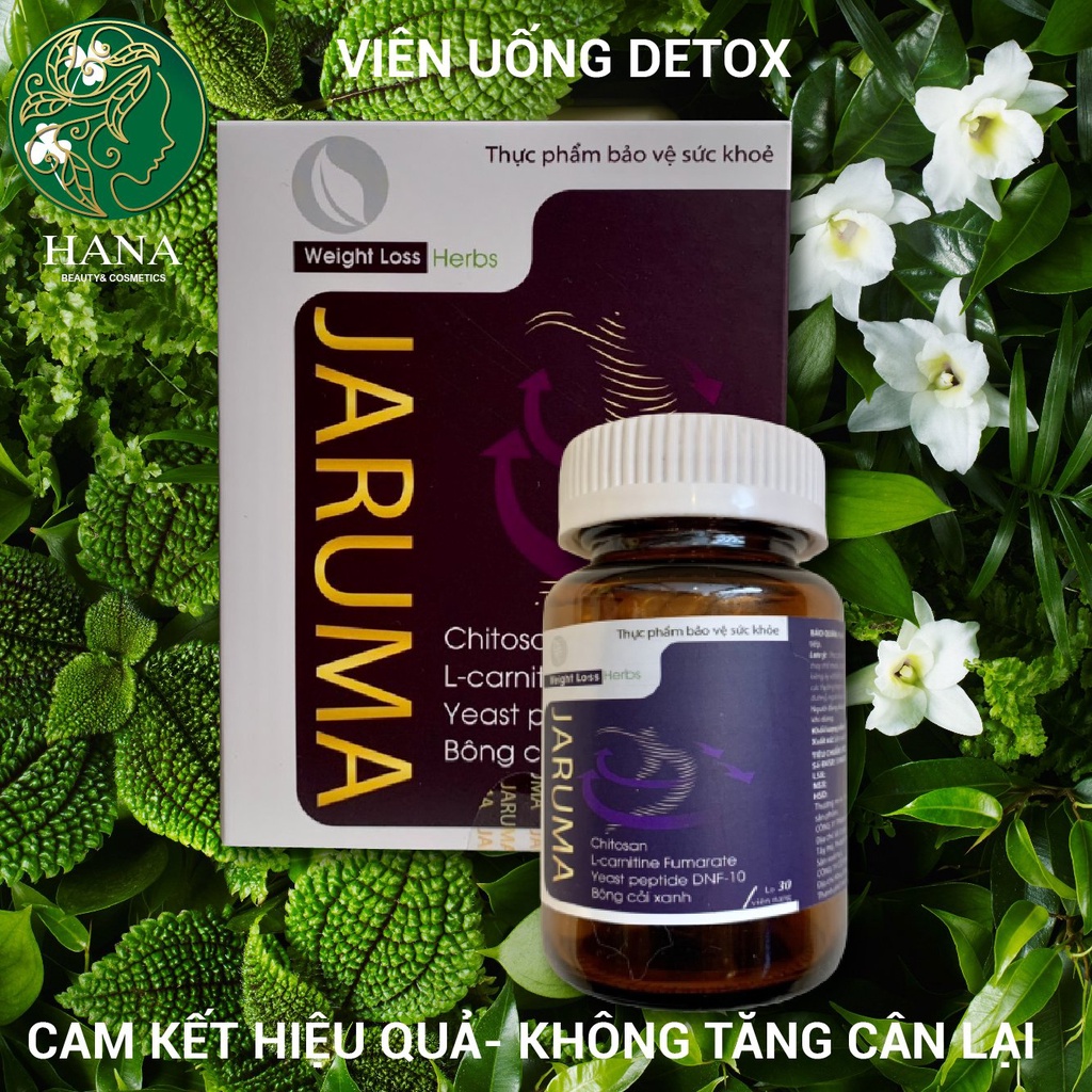 Viên uống thải mỡ giữ cân Jaruma,Detox giảm cân