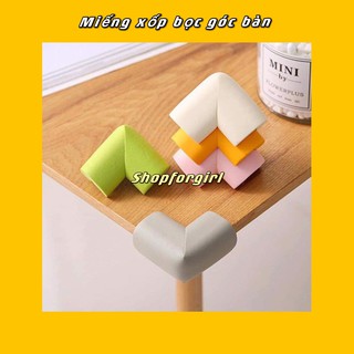 CÓ SẴN - Miếng xốp bọc góc bàn an toàn cho bé (giao màu ngẫu nhiên) - SHOPFORGIRL