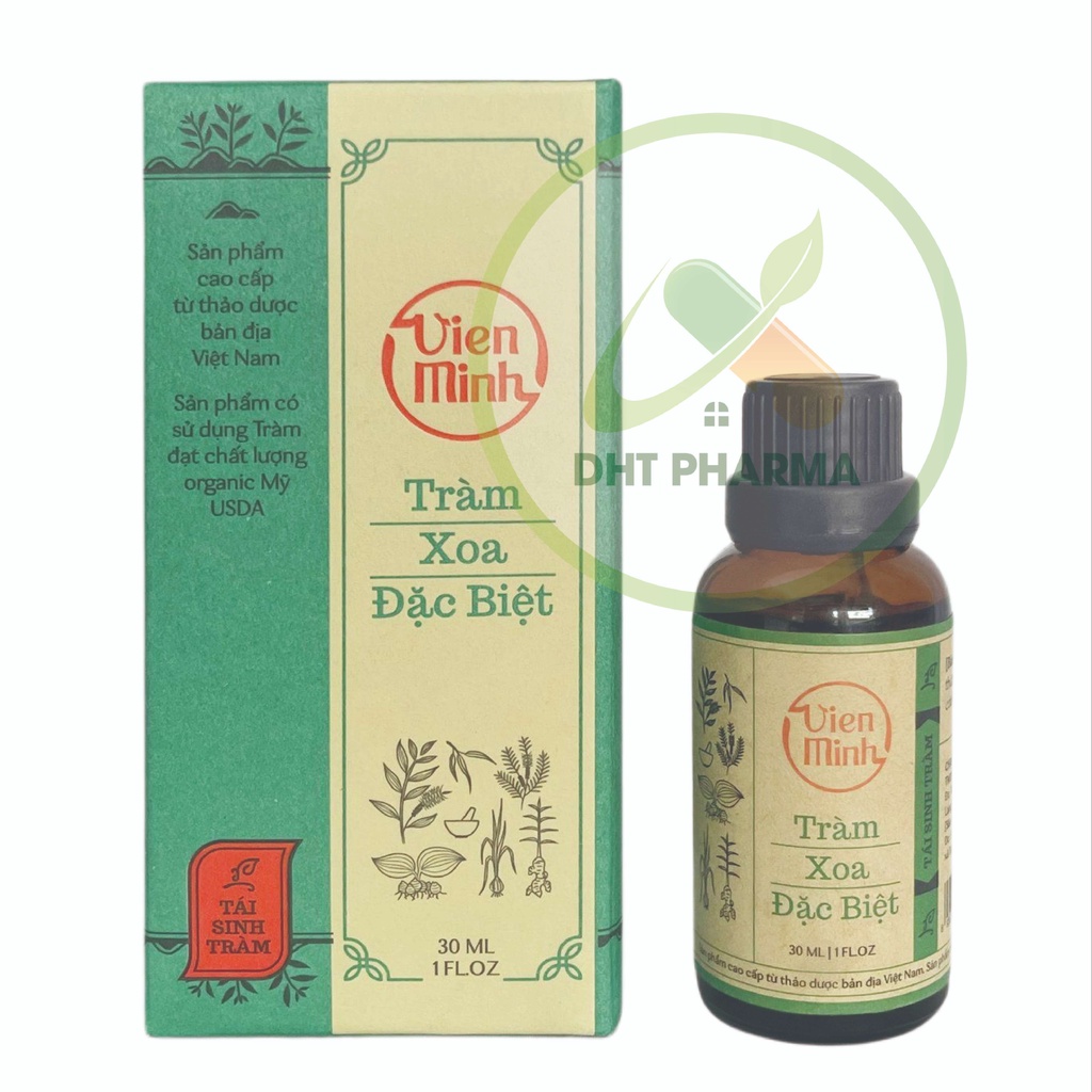 Tràm Xoa Đặc Biệt Viên Minh giúp giữ ấm, giảm ho, các vết côn trùng đốt