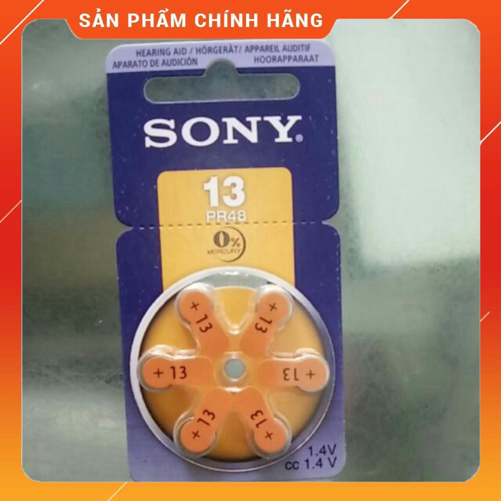 Pin 13 Cho Máy Trợ Thính (6 viên/vỉ)