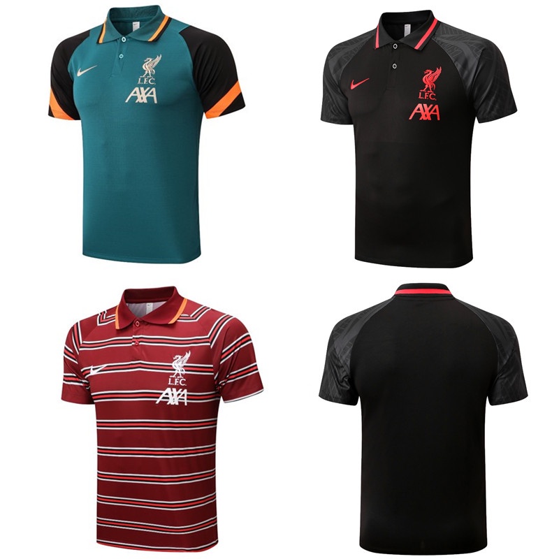 Áo Thun Polo Tập Luyện Bóng Đá Liverpool 2022 2023