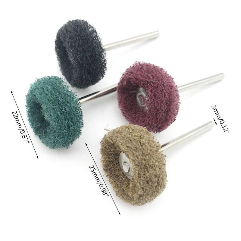 Set 20 Bánh Xe Đánh Bóng Có Trục 3mm