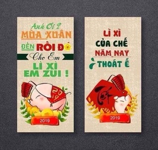 Lì xì 2018 combo 10chiec