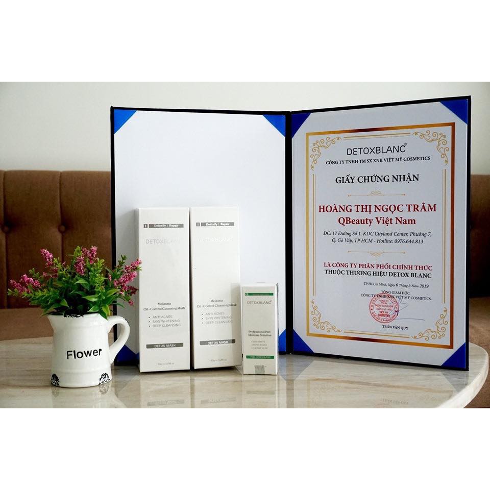 Sữa rửa mặt sinh học detox blanc [detoxblanc.vietmycosmetic]