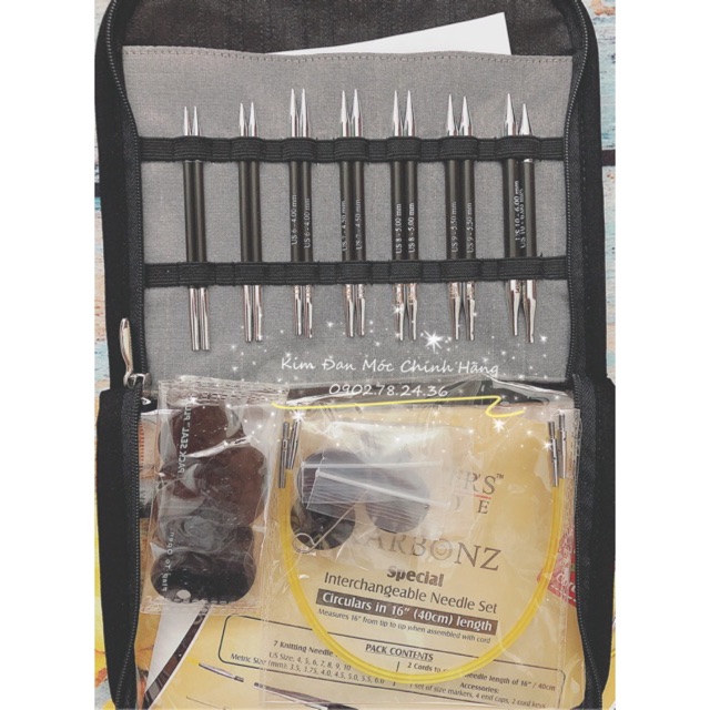 Bộ Kim Đan Vòng Knitter's Pride Karbonz Special