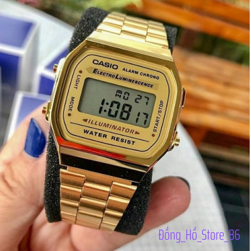 [Thẻ BH 12 Tháng] Đồng Hồ Điện Tử Nam  A168 Classic Cực Đẹp, Tinh Tế, Phong Cách, Thời Trang, Lịch Lãm, Mặt 36mm, 3 Màu. | BigBuy360 - bigbuy360.vn