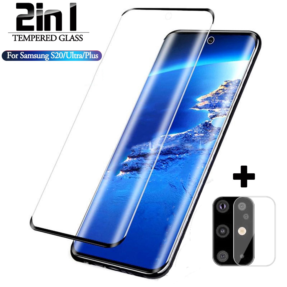 Kính Cường Lực 6d Bảo Vệ Camera Sau Cho Samsung Galaxy S20 S20 +