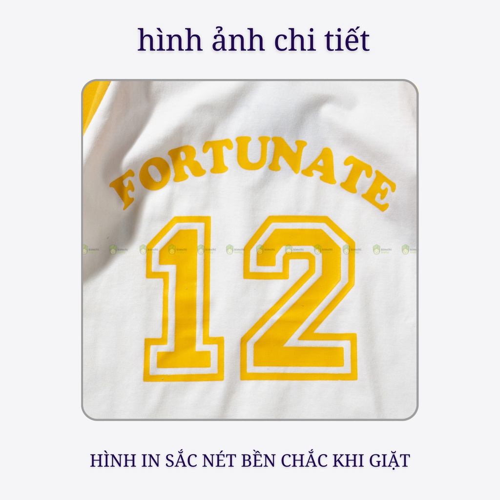 Bộ Dài Tay Cho Bé Trai, Bé Gái Vải Thun Lạnh Minky Mom  Bóng Chày In Số 12, Đồ Bộ Mặc Nhà Cho Bé Thu Đông MKMTD2226
