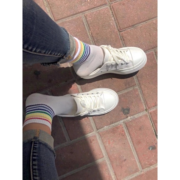 GIÀY ĐẠP GÓT ulzzang đế dày bánh mì vải canvas